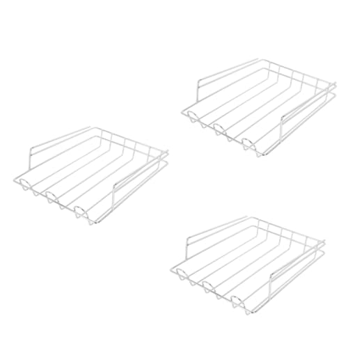 Hemobllo 3 Stück Kühlschrank Eierregal Weinglasregal Aus Edelstahl von Hemobllo