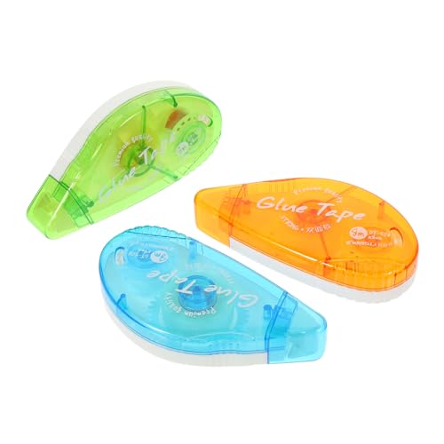 Hemobllo 3Stücke Doppelseitiges Klebeband Selbstklebende Bänder für Kreative Bastelprojekte Transparent und Haftend für Schulprojekte Einladungen und Scrapbooking Hemobllo 3Stücke Doppelseitiges Klebeband Selbstklebende Bänder für Kreative Bastelprojekte Transparent und Haftend für Schulprojekte Einladungen und Scrapbooking von Hemobllo
