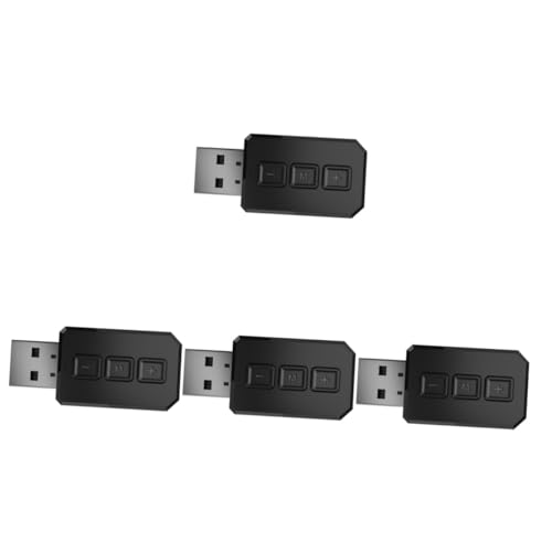 Hemobllo 4 Stück -Adapter kabelloser Audio-Adapter Drahtloser Sender für Kopfhörer USB-EIN drahtloser Sender Audioadapter für Spielkonsolen Startprogramm Konverter elektronisch von Hemobllo