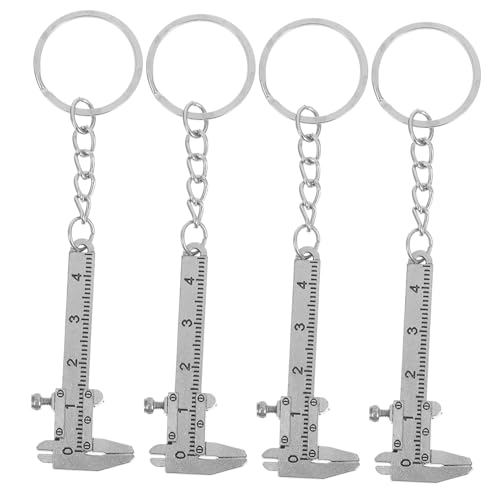 Hemobllo 4 Stück Messschieber Schlüsselanhänger Mini-Messschieber-Schlüsselanhänger Taschenlehre Mini-Bremssattel Schlüsselbund-Werkzeuge Rostfreier Stahl Silver Hemobllo 4 Stück Messschieber Schlüsselanhänger Mini-Messschieber-Schlüsselanhänger Taschenlehre Mini-Bremssattel Schlüsselbund-Werkzeuge Rostfreier Stahl Silver von Hemobllo