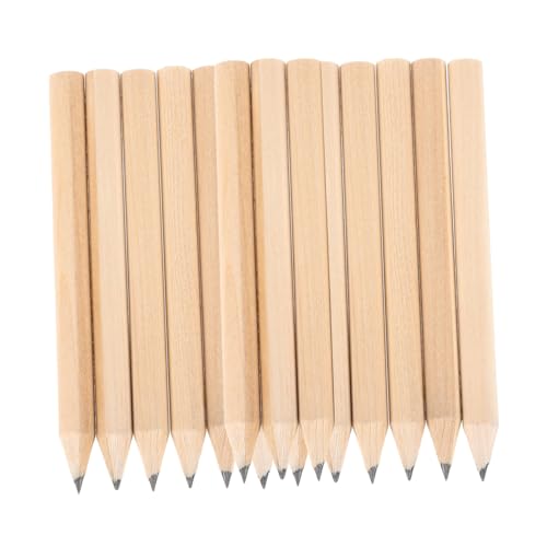 Hemobllo 50 Stück Ritzbleistift Hälfte Kurze Schreibstifte Shorts Bleistifte Klein Größe Golfs Kurze Bleistifte Mini -golfstifte Golfstifte Mit Radiergummi Graphitblei von Hemobllo