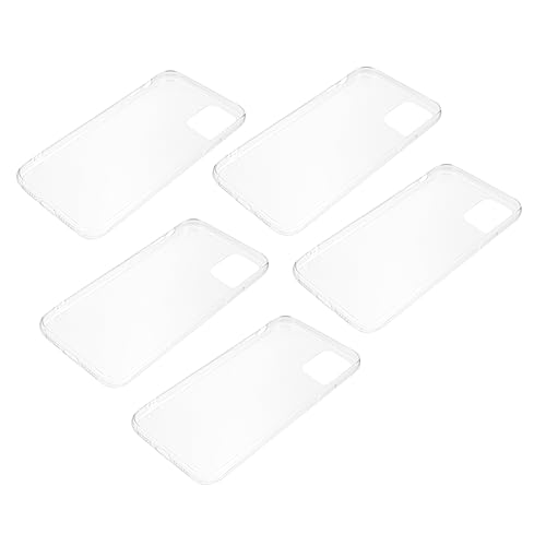 Hemobllo 5Stücke Personalisierte DIY Handyhülle Teiliges für Selbstklebendes Acryl Gehäuse mit TPU Rahmen Individuell Gestaltbar mit Harz Glitzer Mehr für Kreativen Hemobllo 5Stücke Personalisierte DIY Handyhülle Teiliges für Selbstklebendes Acryl Gehäuse mit TPU Rahmen Individuell Gestaltbar mit Harz Glitzer Mehr für Kreativen von Hemobllo