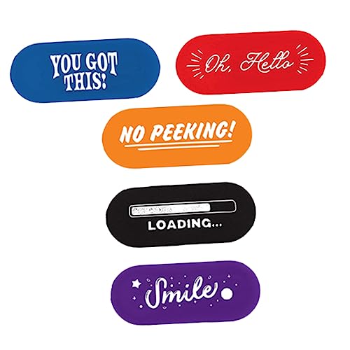 Hemobllo Privatsphäre Für Webcam 5pcs Webcam Für Laptop Smartphone Tablet Adhesive Stick-on Kompatibel Webcam von Hemobllo