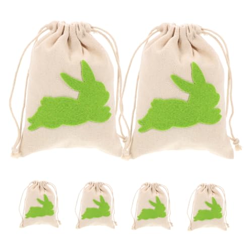 Hemobllo 6 Stück Osterhasen-Tasche Party behandeln Taschen kleine Süßigkeitentüten Taschen einpacken Urlaub Süßigkeitentüten Osterhasen-Party-Geschenktüte Segeltuch Green Hemobllo 6 Stück Osterhasen-Tasche Party behandeln Taschen kleine Süßigkeitentüten Taschen einpacken Urlaub Süßigkeitentüten Osterhasen-Party-Geschenktüte Segeltuch Green von Hemobllo