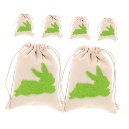 Hemobllo 6 Stück Osterhasen-tasche Party Behandeln Taschen Kleine Süßigkeitentüten Taschen Einpacken Aufbewahrungstasche Mit Kordelzug Kleine Zugbeutel Green Segeltuch Hemobllo 6 Stück Osterhasen-tasche Party Behandeln Taschen Kleine Süßigkeitentüten Taschen Einpacken Aufbewahrungstasche Mit Kordelzug Kleine Zugbeutel Green Segeltuch von Hemobllo