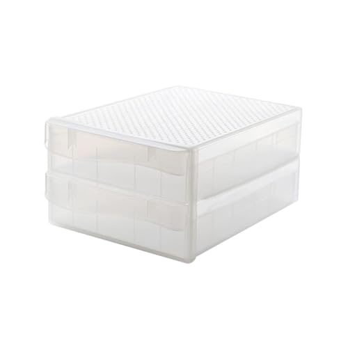 Hemobllo 60 Eier Kühlschrank Organizer Kühlschrank-gemüse-organizer Aufbewahrungskiste Schärfer Lagerung Container von Hemobllo