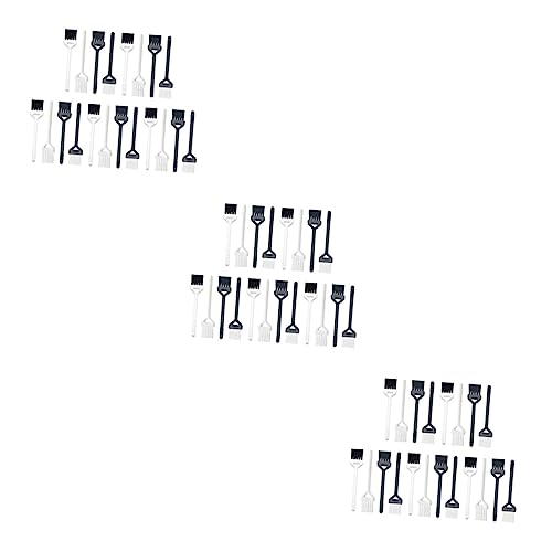 Hemobllo 60 STK Rasierpinsel Kammreinigerbürste Mehrzweckbürste Computerpinsel Elektrische Rasierbürste Trimmer-reinigungsbürste Elektrischer Bartschneider Schere Reinigungskit Abs Sauber von Hemobllo