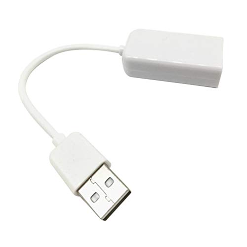 Hemobllo 7.1-Kanal-soundkarte Computer-kopfhörer-soundkarte Kopfhörer- Und Mikrofonbuchsen Soundkarte Für Computer-kopfhörer Ton Mit Kabelleitung Sound Für Notebooks USB Weiß Audio von Hemobllo