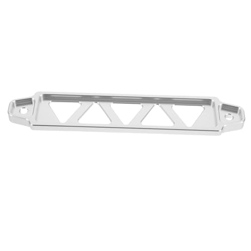 Hemobllo Aluminium Batteriehalterung für Auto mit Loche Struktur Stabile Montage für Verschiedene Fahrzeugmodelle Einfache Installation Vielseitige Anwendung Silberfarbe Hemobllo Aluminium Batteriehalterung für Auto mit Loche Struktur Stabile Montage für Verschiedene Fahrzeugmodelle Einfache Installation Vielseitige Anwendung Silberfarbe von Hemobllo