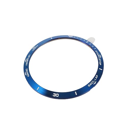 Hemobllo Blau Kompatibel für 5 Uhrenlünette Ring Kratzfest Kollisionsschutz Uhrenrahmen Kompatibel mit Uhrenzubehör Lunette von Hemobllo
