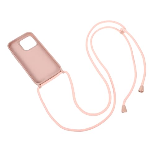 Hemobllo Crossbody Silikon Handyhülle für pro Wiederverwendbare Handyhülle mit Tragegurt Schützende Mobiltelefonhülle Rosé Bedienen Hemobllo Crossbody Silikon Handyhülle für pro Wiederverwendbare Handyhülle mit Tragegurt Schützende Mobiltelefonhülle Rosé Bedienen von Hemobllo