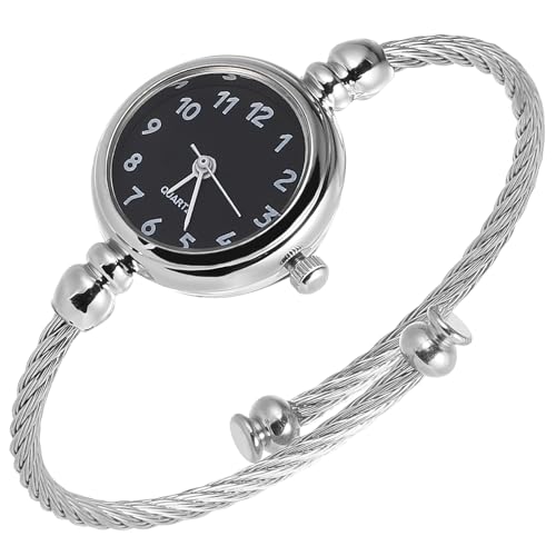 Hemobllo Damen Armbanduhr - Damen Armreif Uhr Quarzuhr Armband Armbanduhr von Hemobllo
