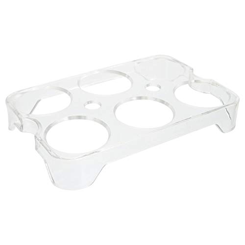 Hemobllo Eierhalter Für Kühlschrank – Eieraufbewahrungsbehälter Für Kühlschrank Seitentür Kunststoff-Eierablagehalter Transparenter Eier-Organizer Für Kühlschrank – Für 6 Eier von Hemobllo