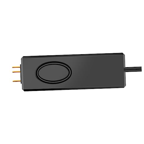 Hemobllo Fernbedienung Lüfter Licht Steuerung Lichtleisten-Controller Pin RGB-Controller Led-Streifen-Controller Computerteil Argb-Controller RGB-licht-hub Abs Lichtsteuerung Ausrüstung von Hemobllo