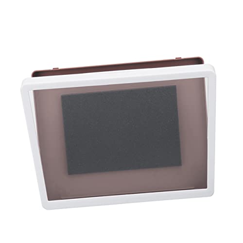 Hemobllo Flache wasserdichte Box Tablet-Organizer Tablet-hülle Für Das Badezimmer Halterung Für Touchscreen-duschhandys Tablet-autohalterung Rotieren Anti Nebel Tablet-Halter Weiß Plastik von Hemobllo