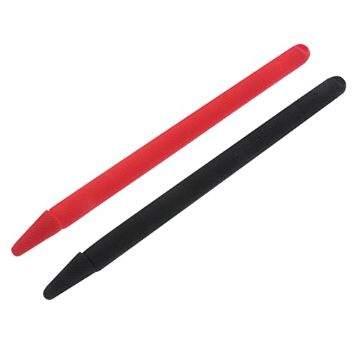 Hemobllo Geschmücktes Zubehör 2 Stück Bleistiftetui Silikonhülle Hülle 2. Generation Stifthalter Stift Stiftgriff Beutel für Bleistift 2 (Rot) Eingabestift von Hemobllo