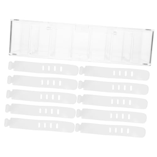 Hemobllo Kabelmanagement Box Transparente Kabelaufbewahrungsbox mit Fächern Kabelbindern für Desktop Organisation Elektronische Geräte Kompakt Praktisch für Zuhause Hemobllo Kabelmanagement Box Transparente Kabelaufbewahrungsbox mit Fächern Kabelbindern für Desktop Organisation Elektronische Geräte Kompakt Praktisch für Zuhause von Hemobllo