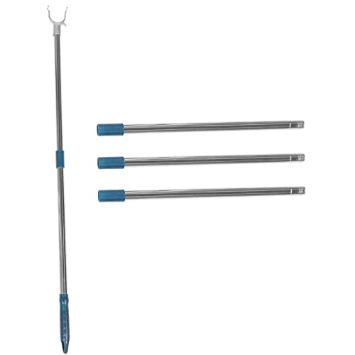 Hemobllo Kleiderstange Stick Erreichen Kleiderbügel Schrank-reichweite Teleskopzugstange Wäscheleine Stützstange Stangenstange Für Schrankregal Disc-retriever Cd Kleidung Rostfreier Stahl von Hemobllo
