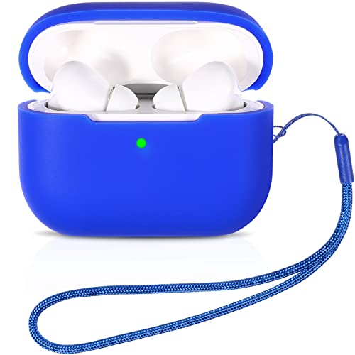 Kompatibel für Pro 2-Hülle mit Magnetischem Anti-Lost-Lanyard, Silikon-Ganzkörper-Ohrhörer-Hülle mit Handschlaufe für Die Pro-Generation von Hemobllo