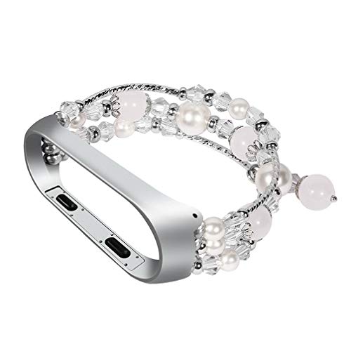 Hemobllo Kompatibel für Mi Band 4 Band Armband Kristall Perlen Armband Armband Eleganter Ersatz Achband Uhrarmband Alternatives Armband Hemobllo Kompatibel für Mi Band 4 Band Armband Kristall Perlen Armband Armband Eleganter Ersatz Achband Uhrarmband Alternatives Armband von Hemobllo