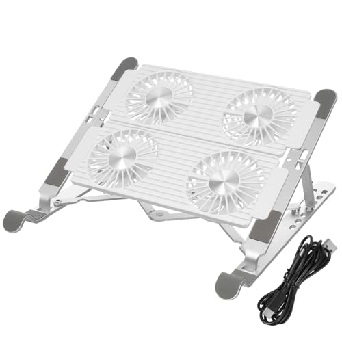 Hemobllo Laptop Kühlständer mit Lüftern Verstellbar für Verschiedene Laptop Effektive Kühlung Einfach zu Bedienen Design für Gaming Büroanwendungen Hemobllo Laptop Kühlständer mit Lüftern Verstellbar für Verschiedene Laptop Effektive Kühlung Einfach zu Bedienen Design für Gaming Büroanwendungen von Hemobllo