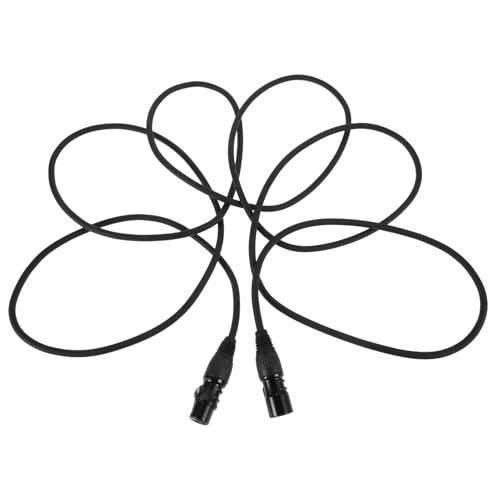 Hemobllo Mikrofonkabelkabel Gitarren-patchkabel Midi-stecker-stecker-kabel Mikrofon Verkabelt Von Musikinstrumenten Studiozubehör Xlr- Kupferkabel Black von Hemobllo