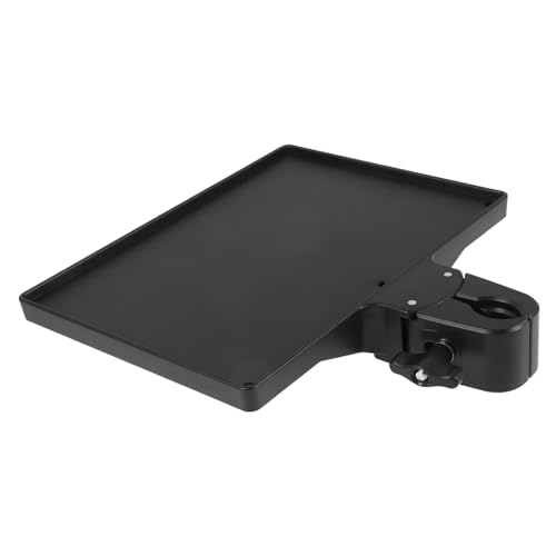 Hemobllo Mikrofonständer mit Tablett für Live Übertragungen Abnehmbares Ablagefach für Smartphone und Soundkarte Praktisch und Sicher Kompatibel mit Gängigen Mikrofonen von Hemobllo