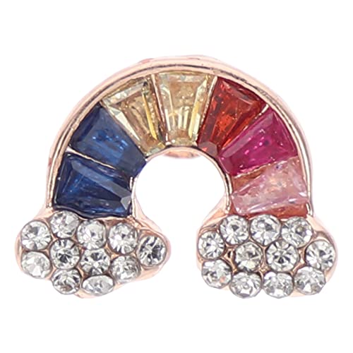 Hemobllo Ring Uhr Mit Nieten Uhrenarmband Bling Charme Uhrenarmbandverzierung Armband Dekorativer Nagel Strass-armbandbolzen Die Uhr Smartwatch Perlmutt Dekorationen Smartwatch-Bänder von Hemobllo