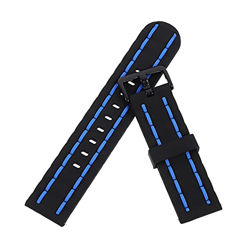 Hemobllo Smartwatch-Bänder Silikon Uhr Doppel- Farbe Gummi Uhr Strap Wirst Uhr Smartwatch Wasserdicht Armband Ersatz Universal Fit 22MM Blau Ersatzband Ansehen Hemobllo Smartwatch-Bänder Silikon Uhr Doppel- Farbe Gummi Uhr Strap Wirst Uhr Smartwatch Wasserdicht Armband Ersatz Universal Fit 22MM Blau Ersatzband Ansehen von Hemobllo