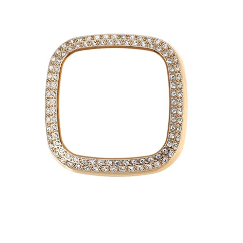 Hemobllo Strass Uhrenabdeckung Kristall Funkelnd Bling Uhrengehäuse Smart Watch Schutz Stoßstange Kompatibel für Versa3 / Sense von Hemobllo