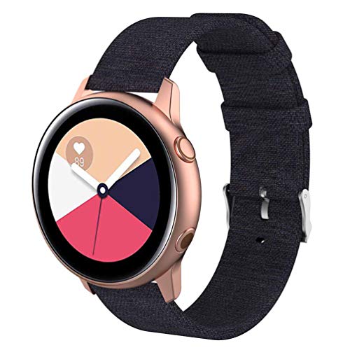 Kompatibel mit Watch Active/Active 2 - Uhrenarmband 20mm Nylon Quick Release Ersatz Sport Ersatzband Uhrenarmband für Damen und Herren von Hemobllo