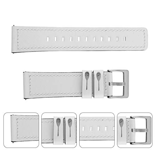 Lederarmband Kompatibel für S3 Ersatzarmband Weiches Armband Smart Watch Zubehör 20Mm von Hemobllo