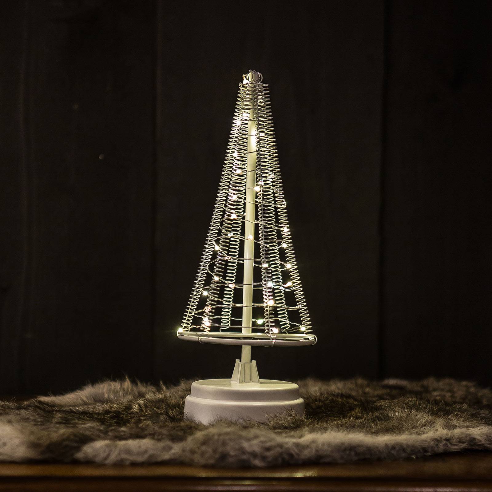 Baum Santa's Tree, Draht silber Höhe 26 cm Baum Santa's Tree, Draht silber Höhe 26 cm von Hemsson