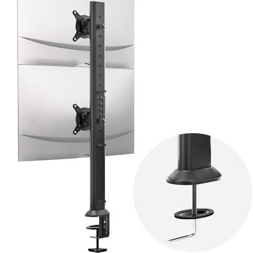 Hemudu Gelenkiger Desktop-Montagearm für Zwei Monitore Vertikaler Bildschirmständer für Zwei 13- bis 34-Zoll-Computermonitore mit C-Klemme Hemudu Gelenkiger Desktop-Montagearm für Zwei Monitore Vertikaler Bildschirmständer für Zwei 13- bis 34-Zoll-Computermonitore mit C-Klemme von Hemudu