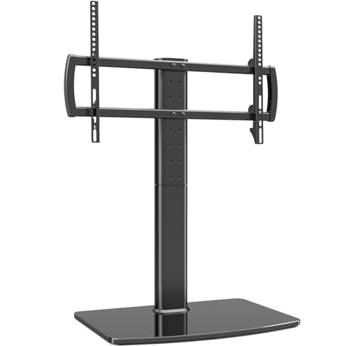 Universal schwenkbarer TV-Ständer/Tischfuß TV-Ständer 40 bis 86 Zoll TVs 110 Grad schwenkbar, 5 Stufen höhenverstellbars, hält bis zu 132lbs Bildschirme, HT04B-003P Universal schwenkbarer TV-Ständer/Tischfuß TV-Ständer 40 bis 86 Zoll TVs 110 Grad schwenkbar, 5 Stufen höhenverstellbars, hält bis zu 132lbs Bildschirme, HT04B-003P von Hemudu
