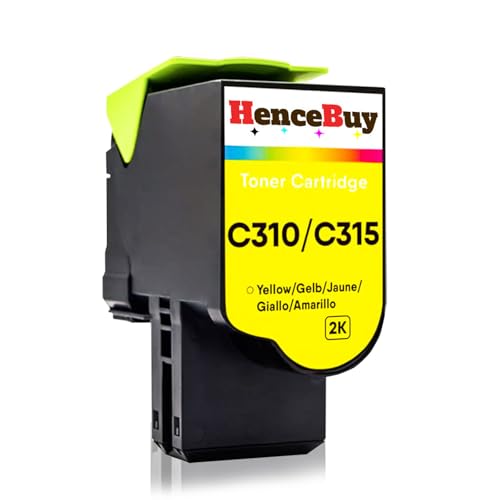 HenceBuy C310 C315 Gelb Toner Kompatibel für Xerox C310 C315 Tonerkartusche Xerox 006R04359 Xerox C315 C315DNI C310 C310DNI I C3100 DNIM Laserdrucker 2000 Seiten (Gelb) von HenceBuy