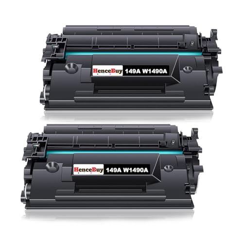 HenceBuy Mit Chip 149A W1490A Toner Kompatibel für HP 149A W1490A 149X W1490X Schwarz Tonerkartusche für Laserjet Pro MFP 4102dw 4102fdw 4102fdn Laserjet Pro 4002dn 4002dw 4002d Drucker (2er-Pack) von HenceBuy