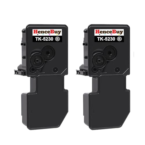 HenceBuy TK-5230 Toner Schwarz Kompatibel für Kyocera TK5230 TK5230K TK-5230K für Kyocera ECOSYS M5521cdw M5521cdn P5021cdn P5021cdw M5521 CDN P5021 cdw drucker (2er-Pack, Schwarz) von HenceBuy