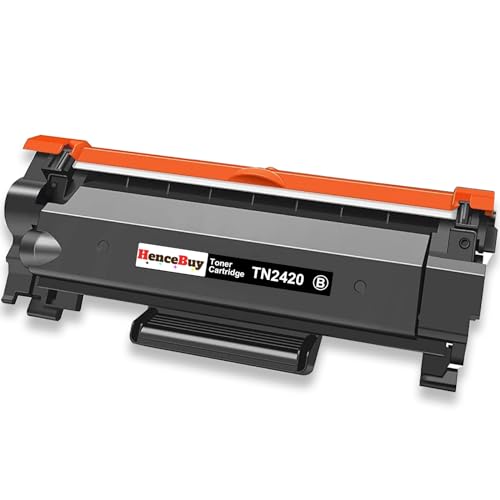 HenceBuy TN2420 TN2410 Toner Schwarz Kompatibel für Brother TN-2420 TN-2410 für MFC L2710DW MFC-L2710DN HL-L2350DW DCP-L2530DW HL-L2375DW MFC-L2750DW HL-L2310D MFC-L2730DW HL-L2370DN (1 Schwarz) von HenceBuy