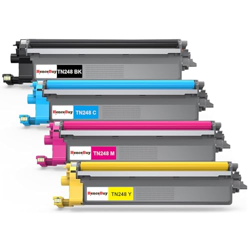 HenceBuy TN248 TN248XL Toner Kompatibel für Brother MFC-L3760CDW MFC-L3740CDW MFC-L3740CDWE DCP-L3555CDW DCP-L3520CDW DCP-L3520CDWE DCP-L3560CDW HL-L3240CDW HL-L3220CW HL-L3220CWE HL-L3215CW von HenceBuy