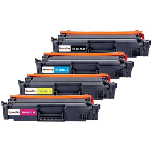 HenceBuy TN821 Toner Kompatibel für Brother TN-821 TN-821XLBK Ersatz für Brother HL-L9430CDN HL-L9470CDN MFC-L9630CDN MFC-L9670CDN MFC-L9670CDN MFC-L9630CDN Drucker (Schwarz Cyan Gelb Magenta) von HenceBuy