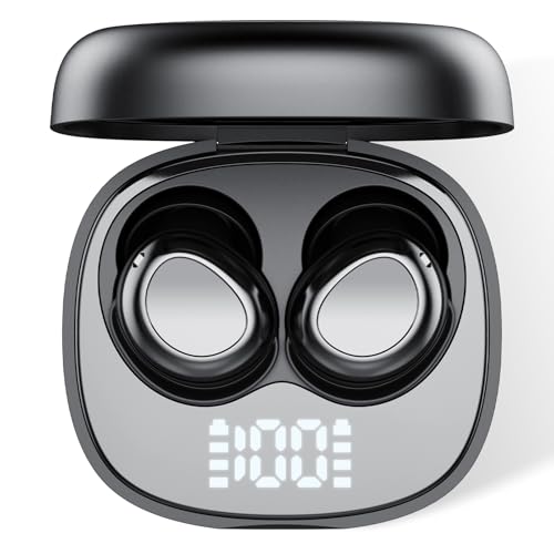 Bluetooth Kopfhörer, Kopfhörer Kabellos Bluetooth 5.4 mit 4 ENC Mikrofon, 2024 Tiefer Bass In Ear Kopfhörer Bluetooth 45Std Spielzeit mit Digitale LED-Anzeige , IPX7 Wasserdicht Ohrhörer, USB-C von Hendari