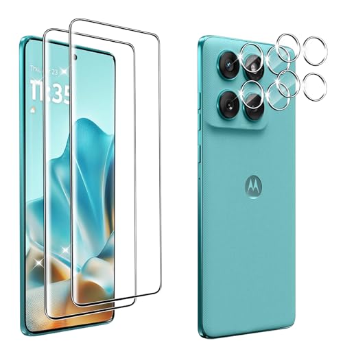Hengnewro für Motorola Moto Edge 60 Fusion für Panzerglas, 2 Stücke Panzer Schutz Glas Mit 2 Stück Kameraschutz, 9H Härte Panzer Anti-Kratzen HD Glas Folie Hengnewro für Motorola Moto Edge 60 Fusion für Panzerglas, 2 Stücke Panzer Schutz Glas Mit 2 Stück Kameraschutz, 9H Härte Panzer Anti-Kratzen HD Glas Folie von Hengnewro