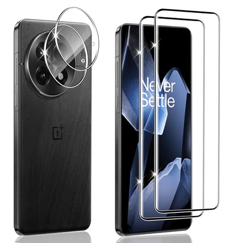 Hengnewro für Oneplus 13 für Panzerglas mit Kamera Schutzfolie, 2 Stücke Panzer Schutz Glas Mit 2 Stück Kameraschutz, 9H Härte Panzer Anti-Kratzen HD Glas Folie Hengnewro für Oneplus 13 für Panzerglas mit Kamera Schutzfolie, 2 Stücke Panzer Schutz Glas Mit 2 Stück Kameraschutz, 9H Härte Panzer Anti-Kratzen HD Glas Folie von Hengnewro