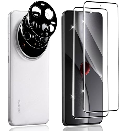 Hengnewro für Xiaomi 15 Ultra für Panzerglas, 2 Stücke Panzer Schutz Glas Mit 2 Stück Kameraschutz, 9H Härte Panzer Anti-Kratzen HD Glas Folie Hengnewro für Xiaomi 15 Ultra für Panzerglas, 2 Stücke Panzer Schutz Glas Mit 2 Stück Kameraschutz, 9H Härte Panzer Anti-Kratzen HD Glas Folie von Hengnewro