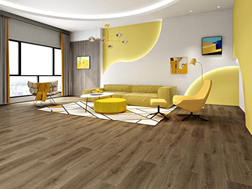 Hengrow SPC Vinyl Boden PVC Klick Bodenbelag Vinyl-Designboden Massivdiele 5 mm stark,0,5 mm Nutzschicht,Fußbodenheizung geeignet 2.554m² Hengrow SPC Vinyl Boden PVC Klick Bodenbelag Vinyl-Designboden Massivdiele 5 mm stark,0,5 mm Nutzschicht,Fußbodenheizung geeignet 2.554m² von Hengrow