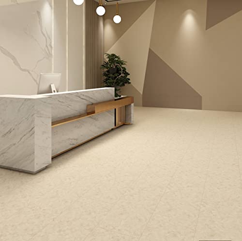 Hengrow SPC Vinyl Boden PVC Klick Bodenbelag Vinyl-Designboden Massivdiele 5 mm stark,0,5 mm Nutzschicht,Fußbodenheizung geeignet 2.605m² Marmoreffekt - Beige Hengrow SPC Vinyl Boden PVC Klick Bodenbelag Vinyl-Designboden Massivdiele 5 mm stark,0,5 mm Nutzschicht,Fußbodenheizung geeignet 2.605m² Marmoreffekt - Beige von Hengrow
