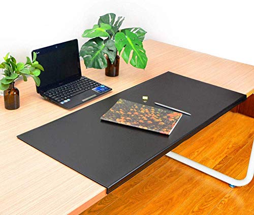 Multifunktionale Schreibtischunterlage 2mm Desktop Schreibblock mit Kantenschutz, Büro wasserdicht Anti-Rutsch Mauspad, Wasserdichte Schreibenmatte,120X60CM,Schwarz von Hengz