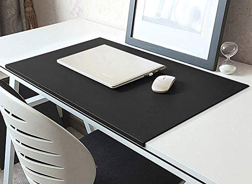 Schreibtischunterlage mit Gewinkelten Kantenschut, Büro groß Mauspad für PC Laptop Tastatur, Wasserdicht Zuhause Schreibblock von Hengz