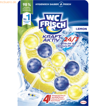 Henkel WC frisch Duftspüler Kraft Aktiv W2C1 Lemon 2 Stück Henkel WC frisch Duftspüler Kraft Aktiv W2C1 Lemon 2 Stück von Henkel